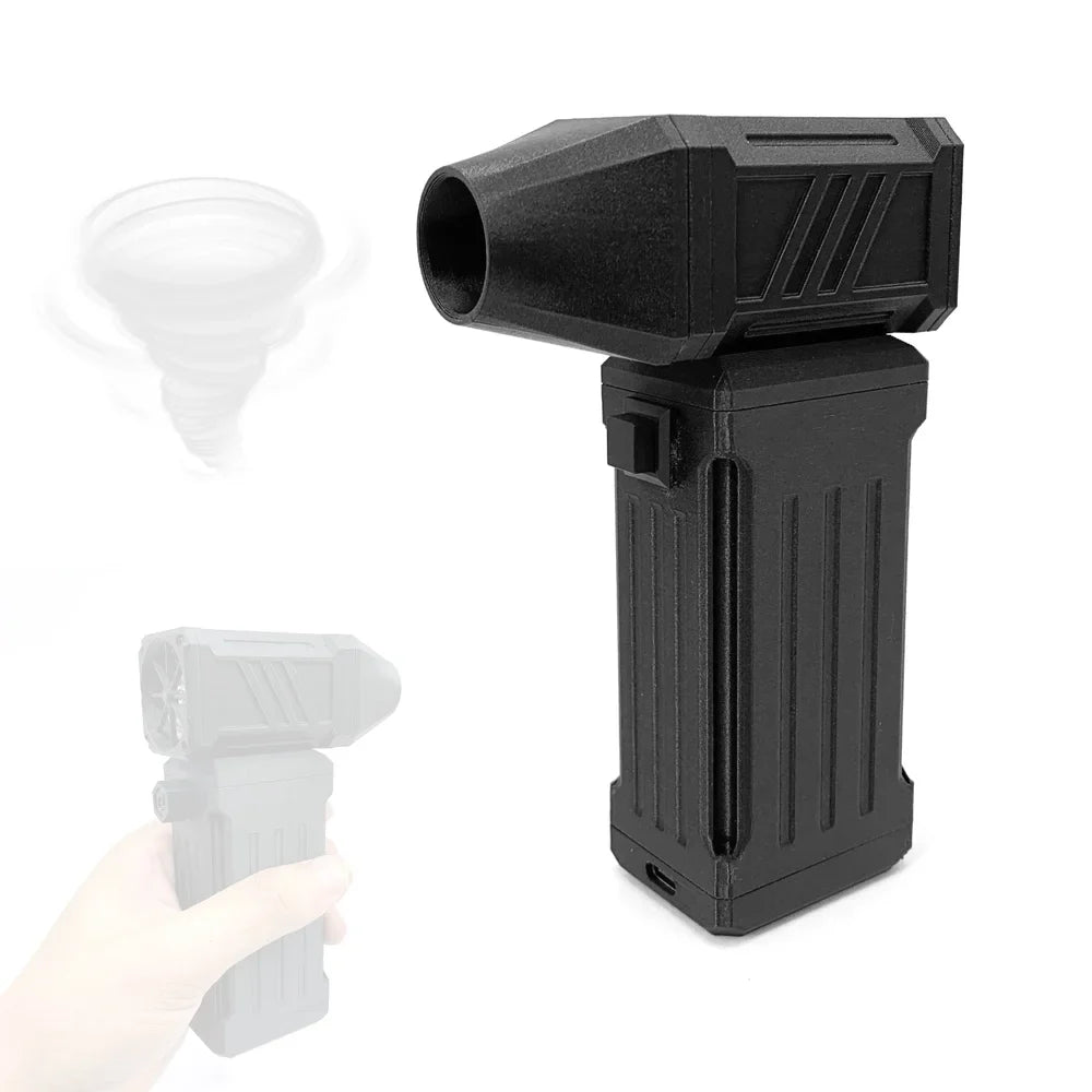 32mm Brushless Motor Jet Fan Silent High 110,000RPM Turbo Fan Dust Blower Cleaning Tool Type-C Interface Support Quick-Charging 3.0 Protocol